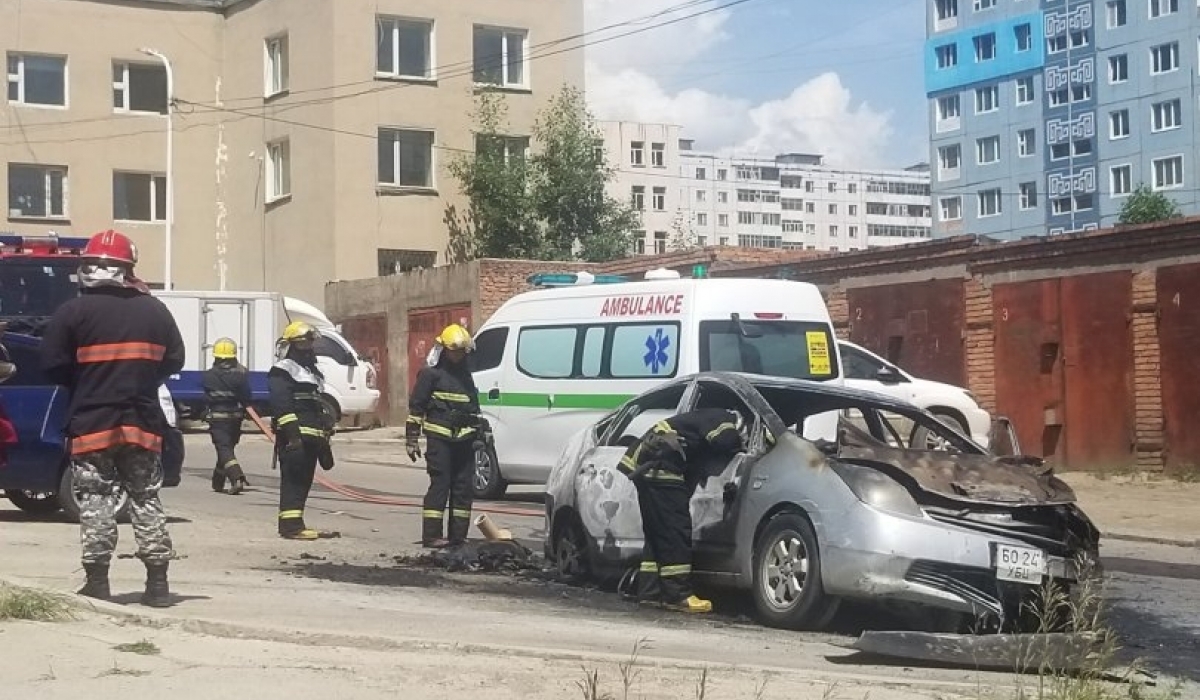Шатсан автомашины жолоочийн хүзүү нуруу түлэгдсэн