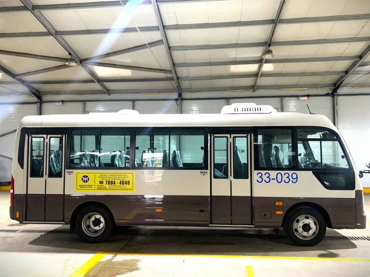 Дөрвөн тэрбум төгрөгийн үнэ бүхий “Hyundai County” загварын 15 шинэ автобусыг хувийн компаниудад зээлээр өгчээ