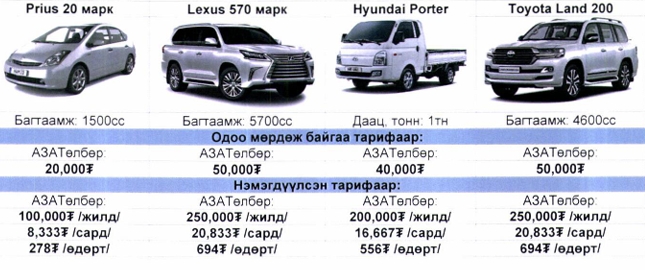 Автомашины албан татварыг тавдугаар сарын 31-нийг дуустал хувааж төлж болно