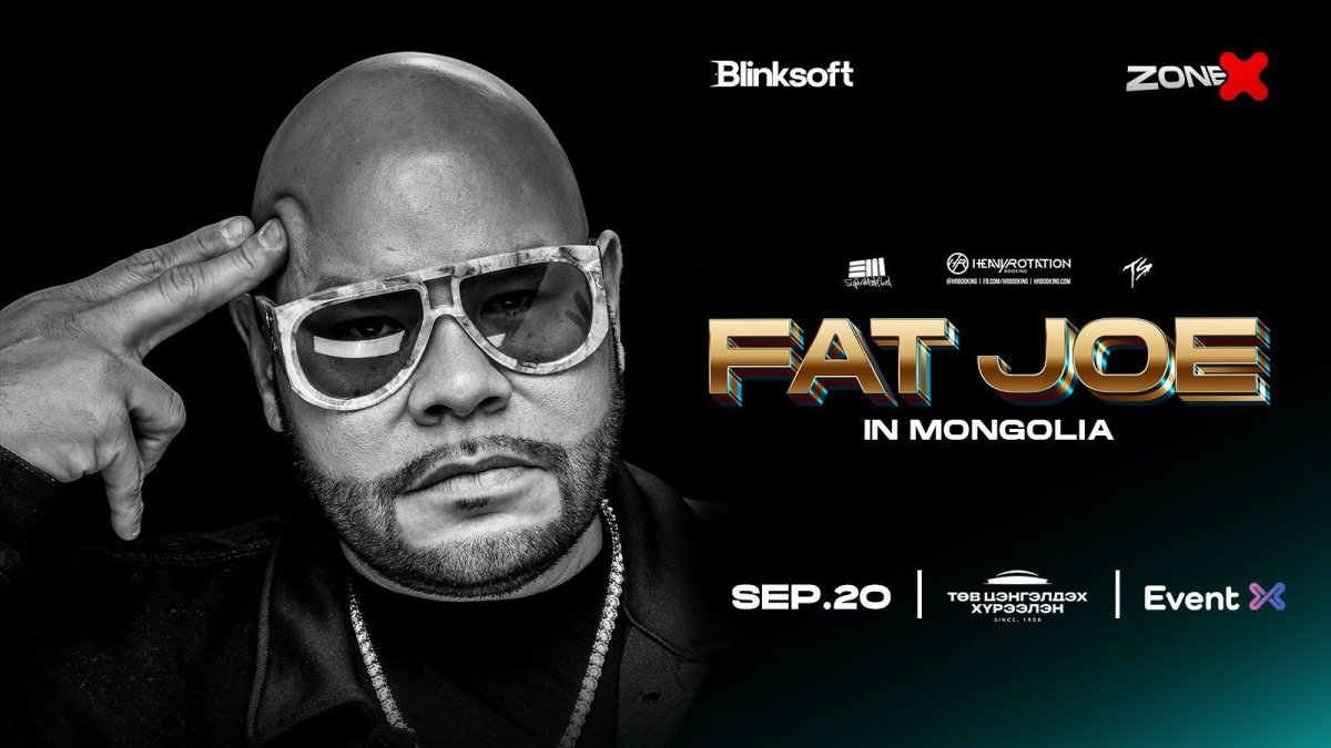 Дэлхийн хип хопын домогт уран бүтээлч Fat Joe Монголд ирнэ