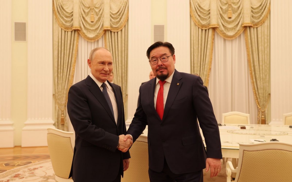 Монгол Улсын ерөнхий сайд Г.Занданшатар ОХУ-ын Ерөнхийлөгч В.В.Путинд бараалхлаа