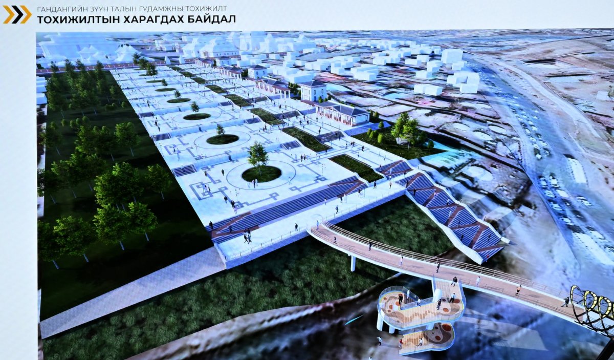 Энэ онд Ногоон нуур, Гандан орчимд олон нийтийн цэцэрлэгт хүрээлэн байгуулна