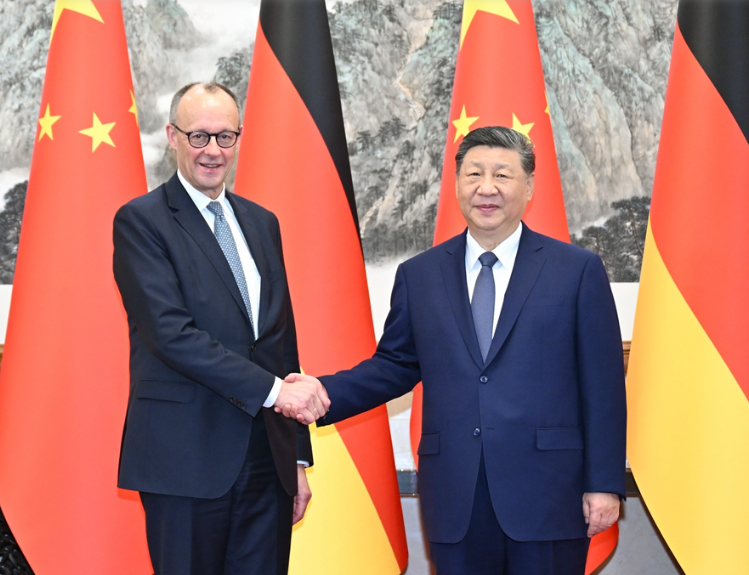 Ши Жиньпин Германы канцлер Фридрих Мерцийг хүлээн авч уулзав