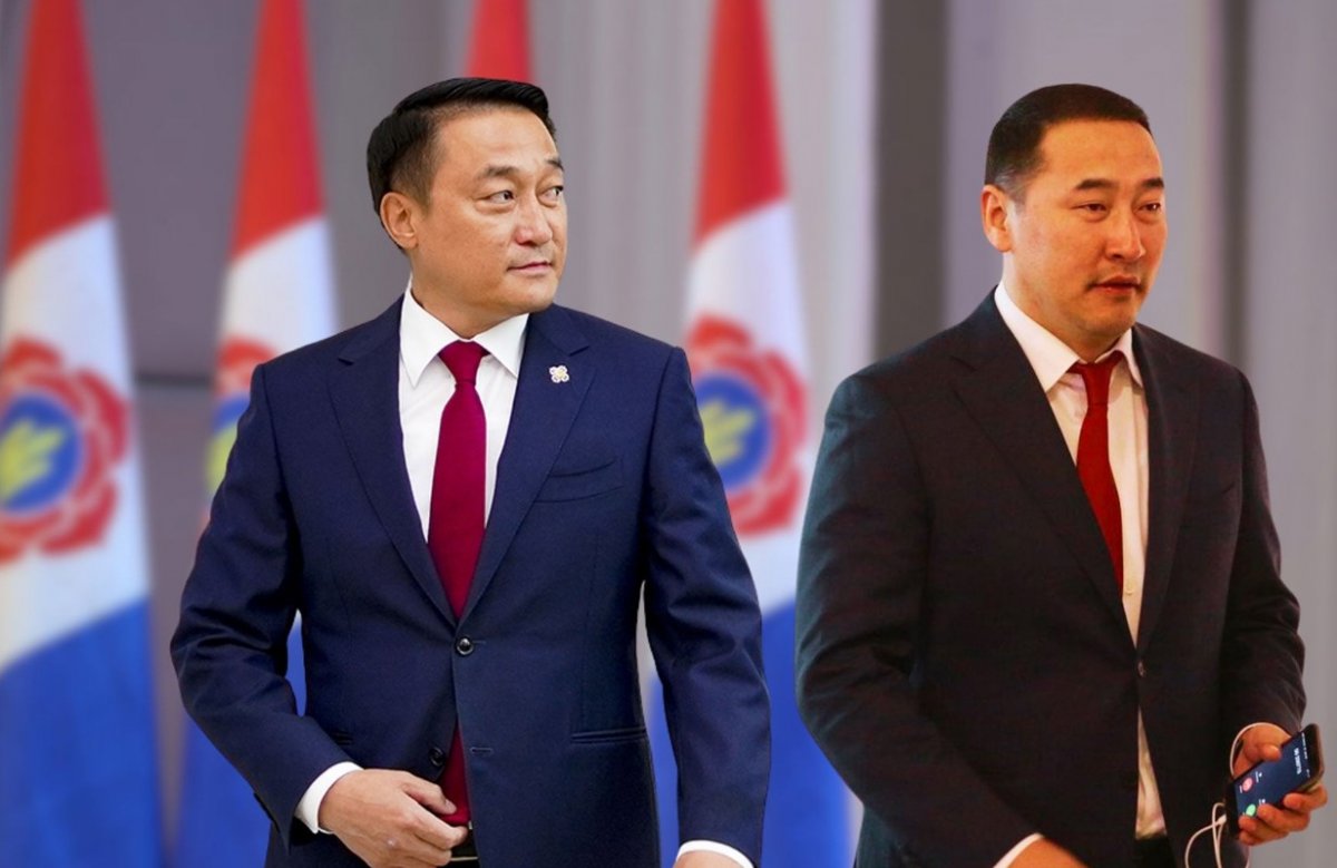 Д.Амарбаясгалан явж, Ж.Мөнхбат ирэв