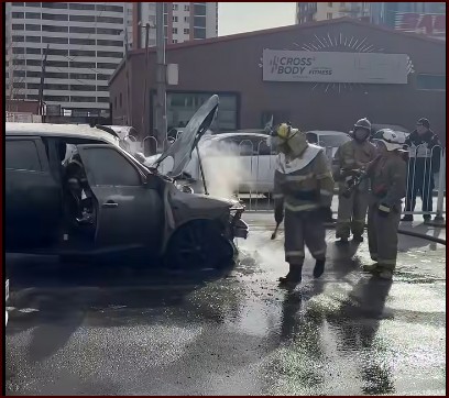 Өнөө өглөө авто замын зорчих хэсэгт суудлын автомашин шатаж байсныг унтраажээ