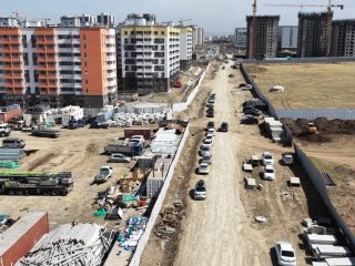 Солонго-1 орон сууцны хорооллоос Нисэхийн авто зам хүртэл 570 метр авто зам барина