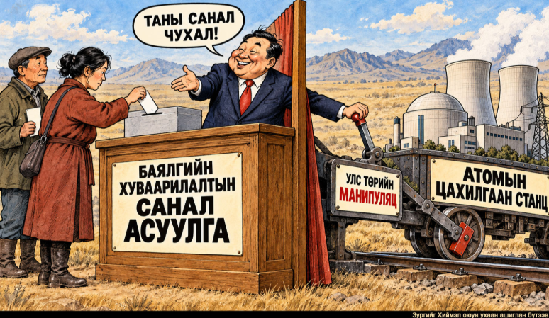 Санал асуулга, манипуляцын сонгодог жишээ